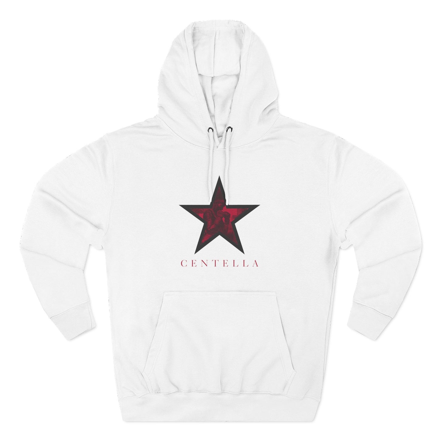 Centella "Spark Within" Hoodie — White Fleece Pullover